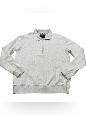 Men’s Cactus Man‎ Ricky Singh Grey 1/4 Zip Long Sleeve Top Size Medium